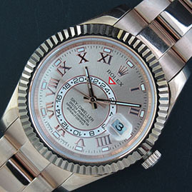 【耐久性が高い】41MM ロレックス スカイドゥエラー ブランドコピー時計